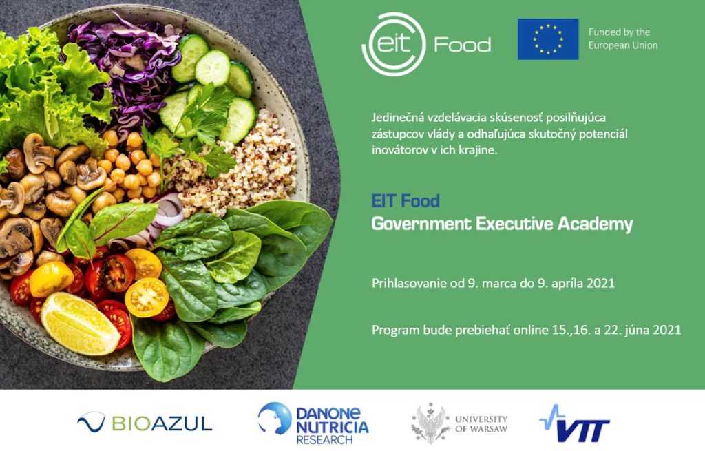 EIT Food Government Executive Academy – Edition 2021